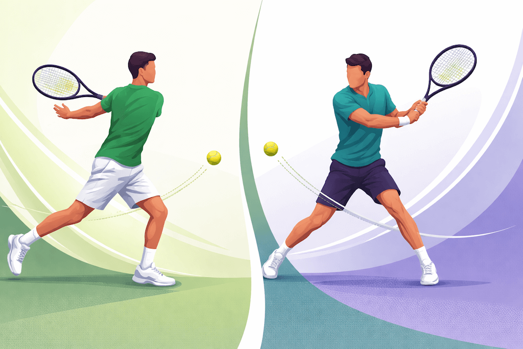 One Hand vs Two Hands Backhand | Champfy Blog | Champfy